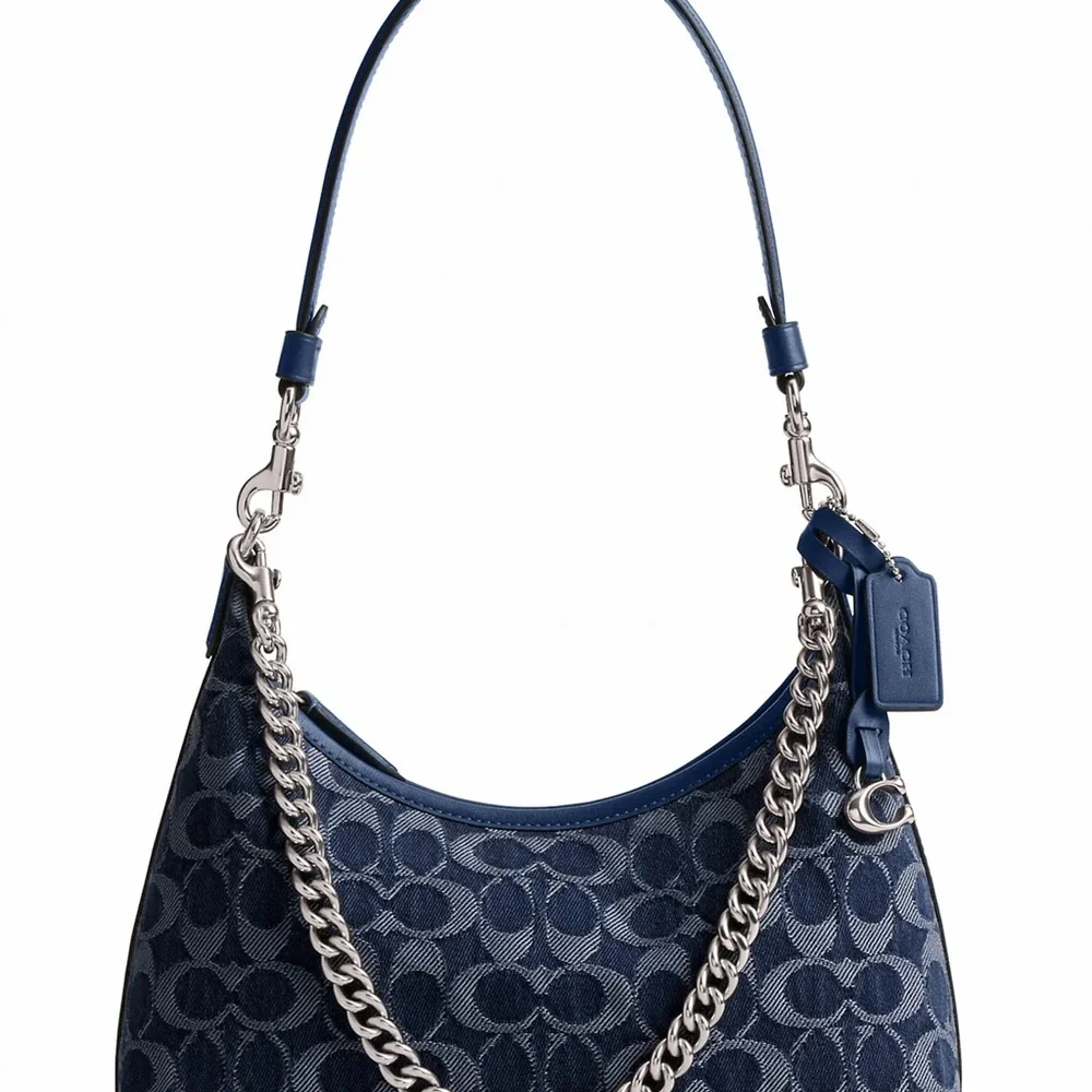 Coach Juliet Shoulder Bag 25 In Signature Denim - Picture 1 of 5